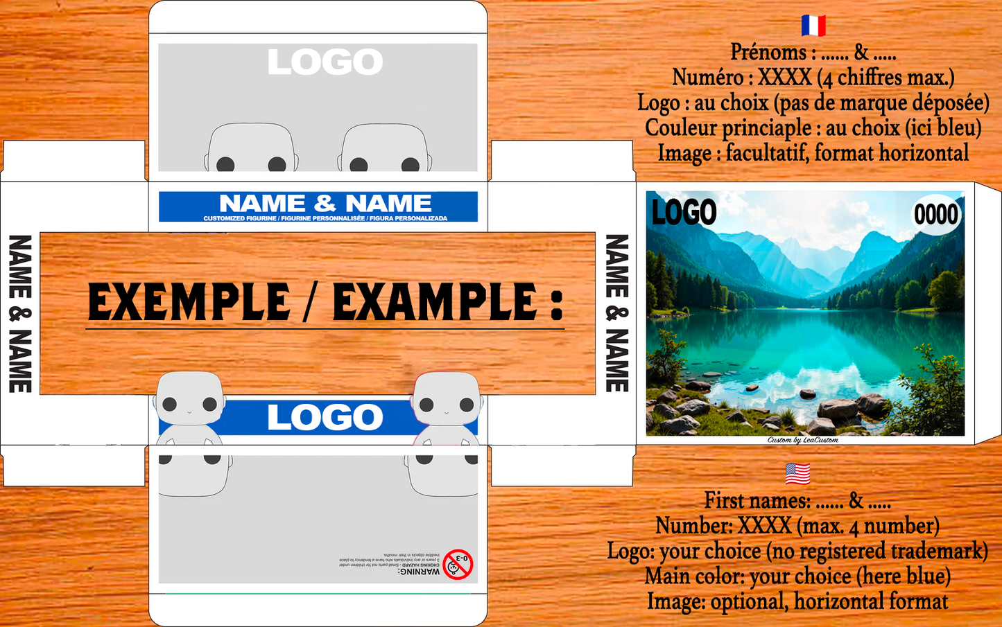 Boite Duo Figurines Personnalisée