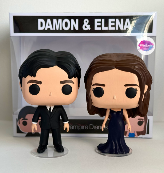 Damon & Elena - Figurine Pack - Unique Creation