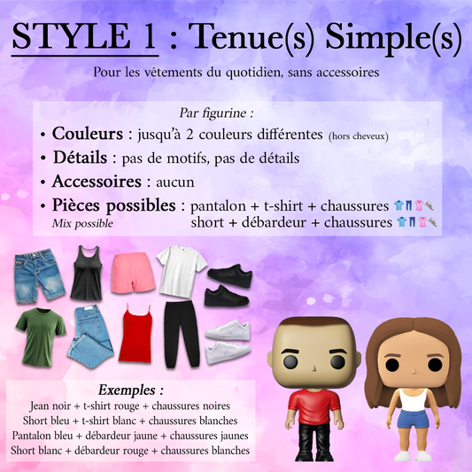🌟 Pack Individuel : Figurine Personnalisée