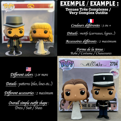 💍 Pack Duo Mariage – Figurines Personnalisées
