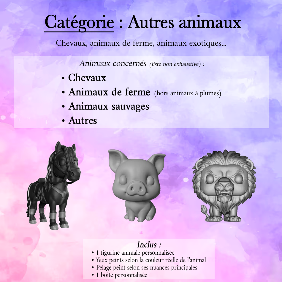 Figurine Personnalisée de ton Animal 🐾