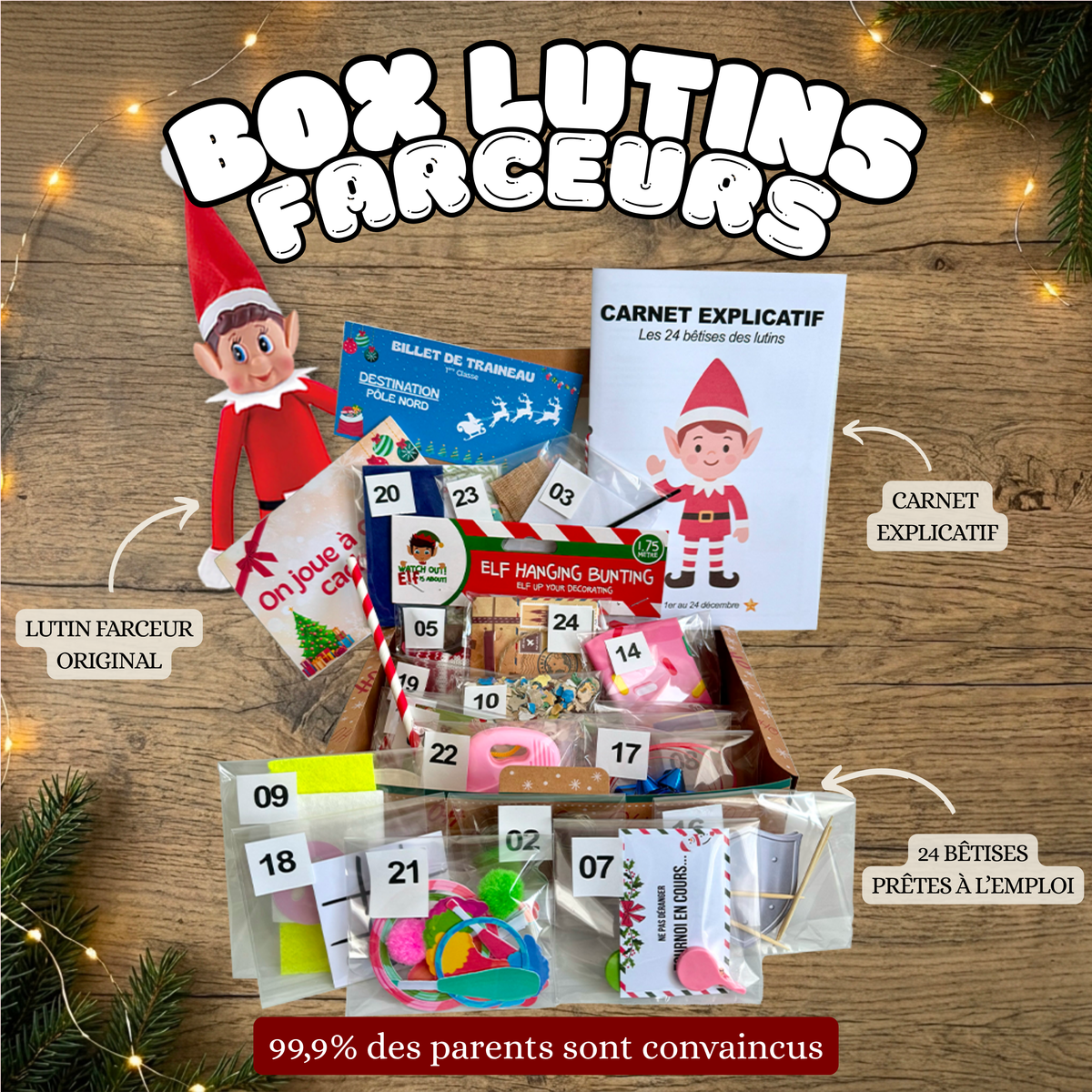 🤪 Scatola "Le Burlate dei Folletti Birichini" – 24 scherzi pronti all'uso