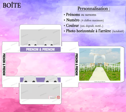 💍 Pack Duo Mariage – Figurines Personnalisées