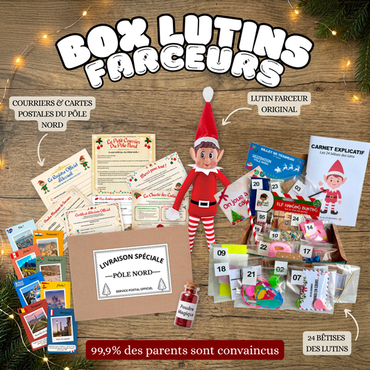 🎅🏻 Box Complète des Lutins : Courriers du Pôle Nord & 24 Bêtises - Édition 2026