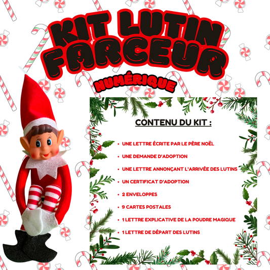 Kit d’adoption des Lutins du Père Noël – PDF à imprimer