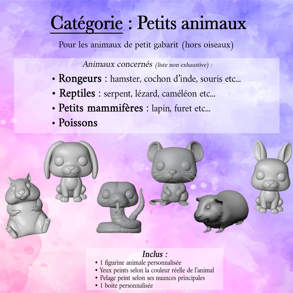 Figurine Personnalisée de ton Animal 🐾
